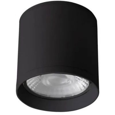 Italux Cervia lampa podsufitowa zewnętrzna 1x15 W czarny piaskowany OPN-2007-4K
