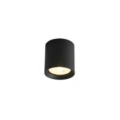 Italux Cervia lampa podsufitowa zewnętrzna 1x15 W czarny piaskowany OPN-2007-4K
