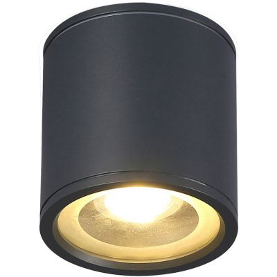 Italux Tormi lampa podsufitowa zewnętrzna 1x35 W czarna OPN-39039-BK