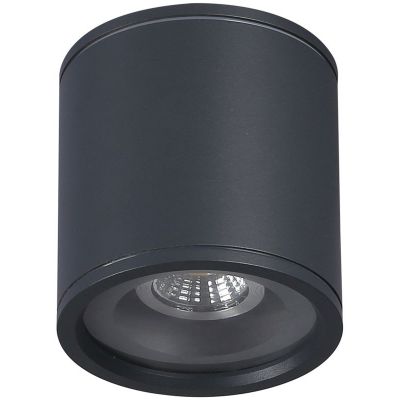 Italux Tormi lampa podsufitowa zewnętrzna 1x35 W czarna OPN-39039-BK