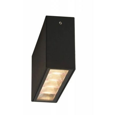 Italux Forli lampa podsufitowa zewnętrzna 1x5 W czarny piaskowany OWL-2015-4K