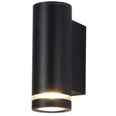 Italux Fondo kinkiet zewnętrzny 1x10 W czarny piaskowany OWL-2067-1-4K