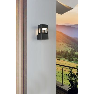 Italux Nutri kinkiet zewnętrzny 1x10 W czarny OWL-22982-BK