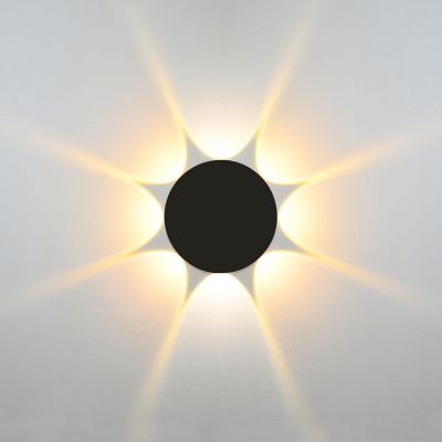 Italux Macba kinkiet zewnętrzny 1x8 W czarny OWL-6031-8-4K