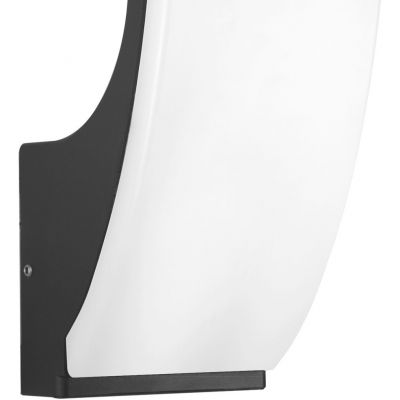 Italux Nutri kinkiet zewnętrzny 1x15 W czarny OWL-61916-BK