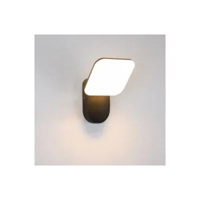 Italux Nammi kinkiet zewnętrzny 1x12 W czarny piaskowany OWL-6206-4K