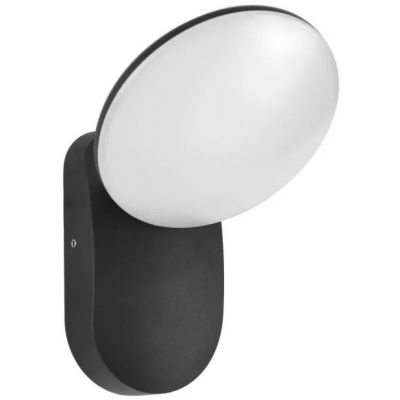 Italux Monti kinkiet zewnętrzny 1x7 W czarny piaskowany OWL-6214-3K