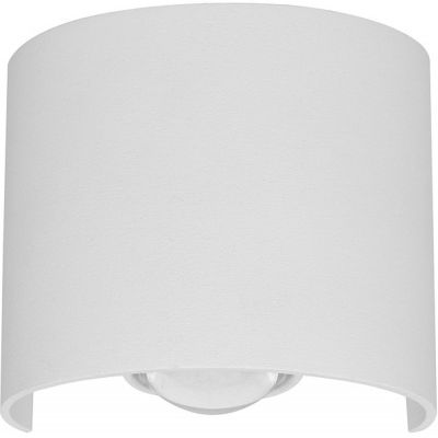 Italux Ortelo kinkiet zewnętrzny 2x2 W biały OWL-6650-1-WH-3K