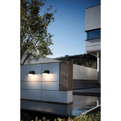 Italux Isola 4K kinkiet zewnętrzny 1x9 W czarny OWL-6950-4K