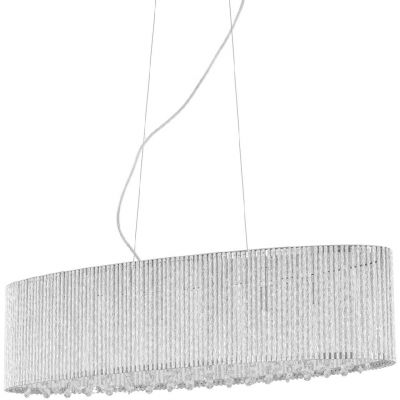 Italux Anabella lampa wisząca 6x42 W srebrna P0207-06E-F4QL