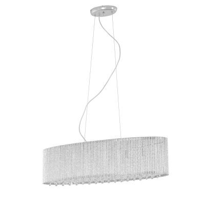 Italux Anabella lampa wisząca 6x42 W srebrna P0207-06E-F4QL