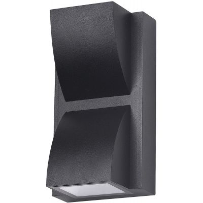 Italux Edgar kinkiet zewnętrzny 2x6 W czarny PL-437B