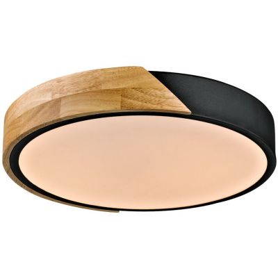 Italux Nastro plafon 1x24 W czarny PLF-13186-BK-WO