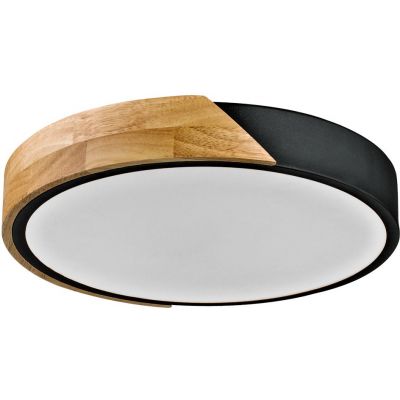 Italux Nastro plafon 1x24 W czarny PLF-13186-BK-WO