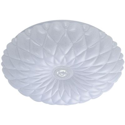 Italux Auris lampa podsufitowa 1x18 W biała PLF-53749-M-CL