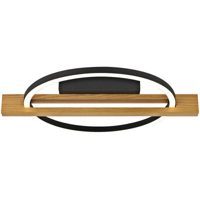 Italux Natano lampa podsufitowa 1x16 W czarna PLF-55362-15W-WO