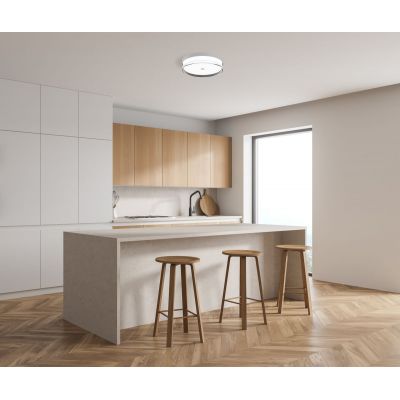 Italux Molino plafon 1x32 W biały PLF-64536-M-WH