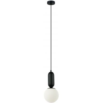 Italux Aldeva lampa wisząca 1x40 W czarna PND-02340-1S-BK