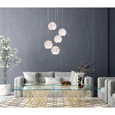 Italux Rosario lampa wisząca 5x21 W złota PND-12220121-5A-GD