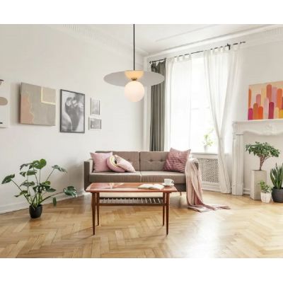 Italux Spoletto lampa wisząca 1x40 W złota PND-201923-1