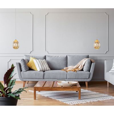 Italux Huelto lampa wisząca 1x4,8 W złota PND-22112132-1A-CHPN