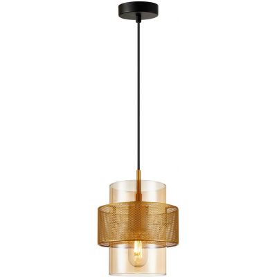 Italux Vinoti lampa wisząca 1x40 W złota PND-22132-1S-GD-AMB