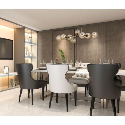 Italux Erimida lampa wisząca 8x5 W złoty PND-2244-8A-GD