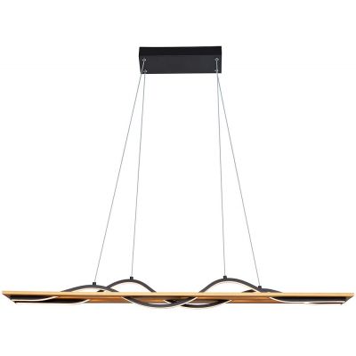 Italux Conato lampa wisząca 2x35 W czarna PND-23848-30W-BK-GD