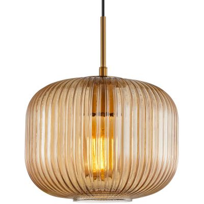 Italux Gavino lampa wisząca 1x40 W złota PND-26476-1-BRO-AMB