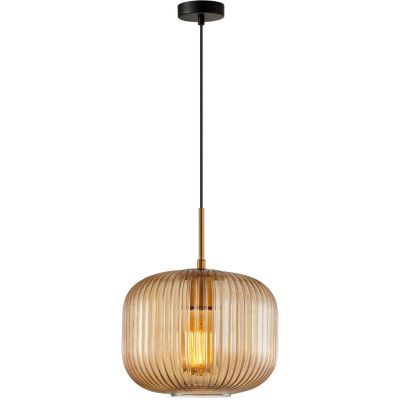 Italux Gavino lampa wisząca 1x40 W złota PND-26476-1-BRO-AMB