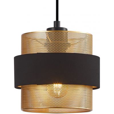 Italux Bans lampa wisząca 3x40 W czarna-złota PND-27467-3-BK-GD