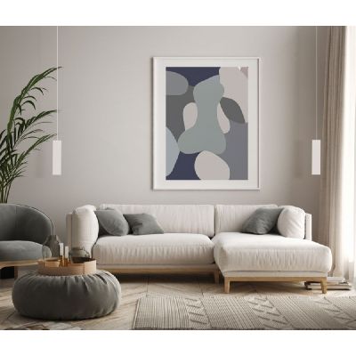 Italux Ander lampa wisząca 1x10 W biała PND-28394-1-WH