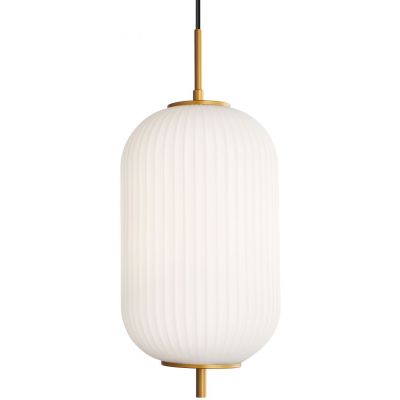 Italux Olmeto lampa wisząca 1x10 W złota PND-28798-1-GD-WH