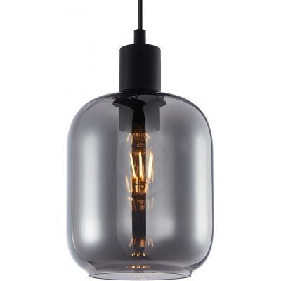 Italux Zona lampa wisząca 1x40 W czarna PND-29258S-1-BK-SG