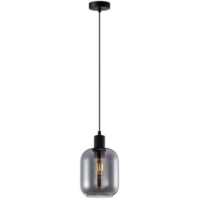 Italux Zona lampa wisząca 1x40 W czarna PND-29258S-1-BK-SG