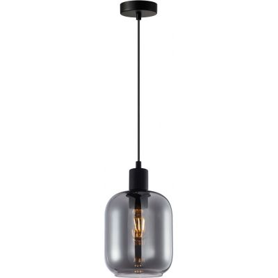 Italux Zona lampa wisząca 1x40 W czarna PND-29258S-1-BK-SG