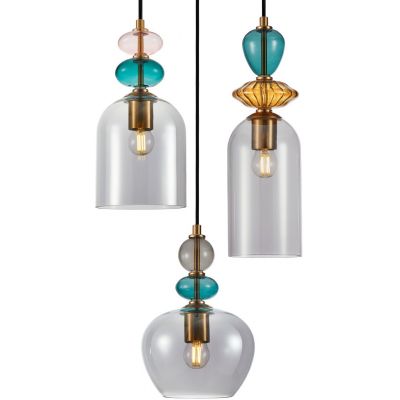 Italux Busco lampa wisząca 3x40 W czarna-złota PND-30263-3A-BRO-SG