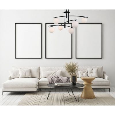 Italux Senai lampa podsufitowa 6x5 W czarna PND-31322-6A-SB