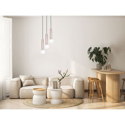 Italux Filano lampa wisząca 3x5 W cappuccino PND-33574-3-CF