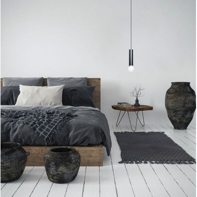 Italux Macera lampa wisząca 1x40 W czarna PND-33849-1-BK