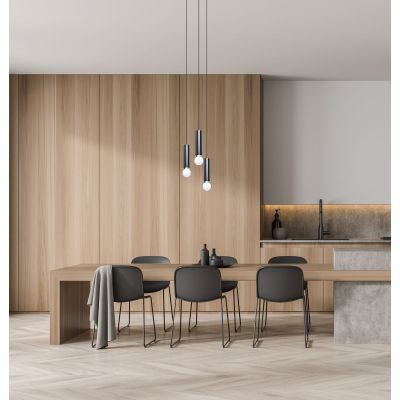 Italux Macera lampa wisząca 3x40 W czarna PND-33849-3R-BK