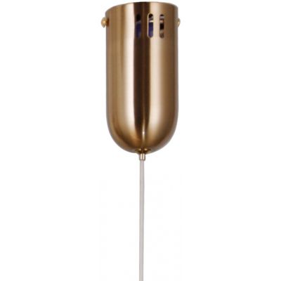 Italux Butero lampa wisząca 5x4 W złota-bursztynowa PND-34359-5H-HBR-AMB