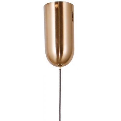 Italux Rastia lampa wisząca 1x12 W złota-opal PND-34361-L-HBR-OPAL