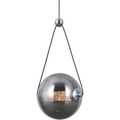 Italux Rastia lampa wisząca 1x6 W chrom-przydymiona PND-34361-S-CH-SG