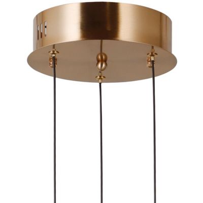 Italux Ganti lampa wisząca 1x8 W złota-opal PND-34362-3-HBR-OPAL