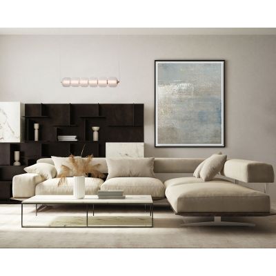 Italux Ganti lampa wisząca 1x15 W złota-opal PND-34362-6H-HBR-OPAL