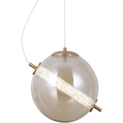 Italux Ganti lampa wisząca 1x12 W złota-bursztynowa PND-34366-HBR-AMB