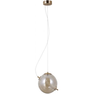 Italux Ganti lampa wisząca 1x12 W złota-bursztynowa PND-34366-HBR-AMB