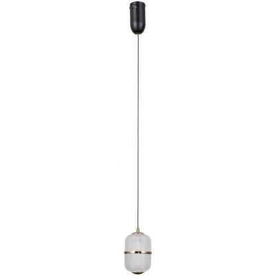 Italux Alani lampa wisząca 1x6 W czarna PND-34375-1-BK