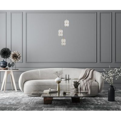 Italux Alani lampa wisząca 3x15 W czarna PND-34375-3-BK